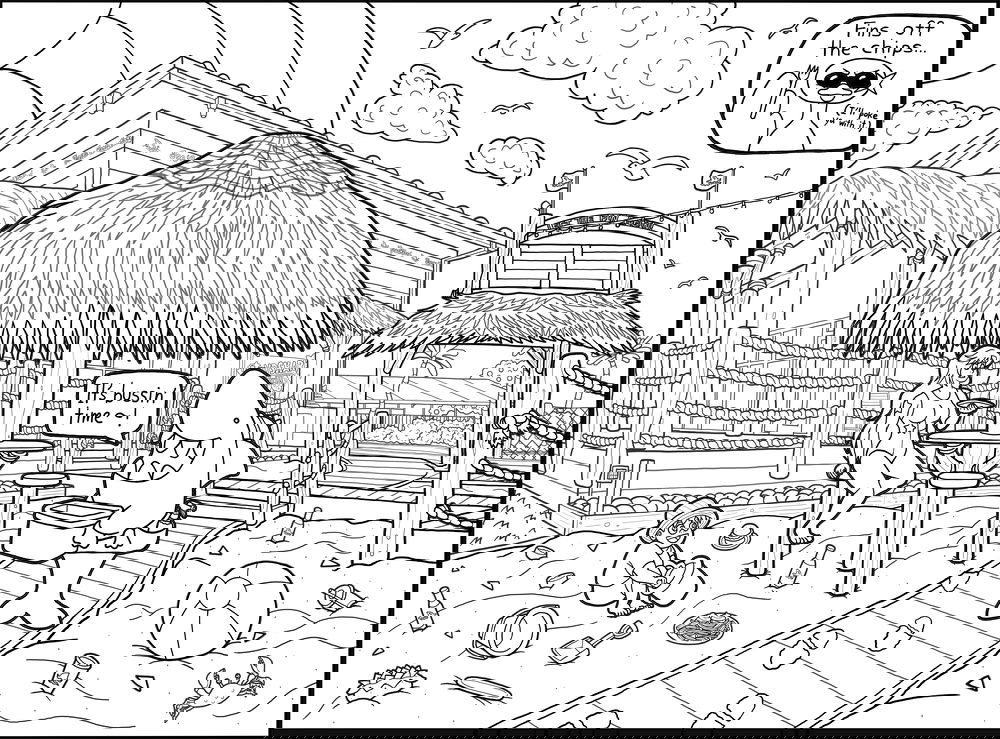 LandShark Coloring Page 5