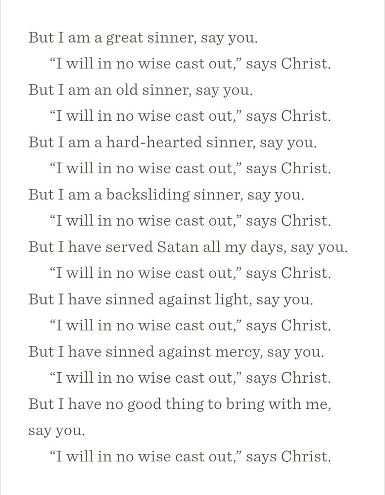 Something I need to hear and perhaps others as well