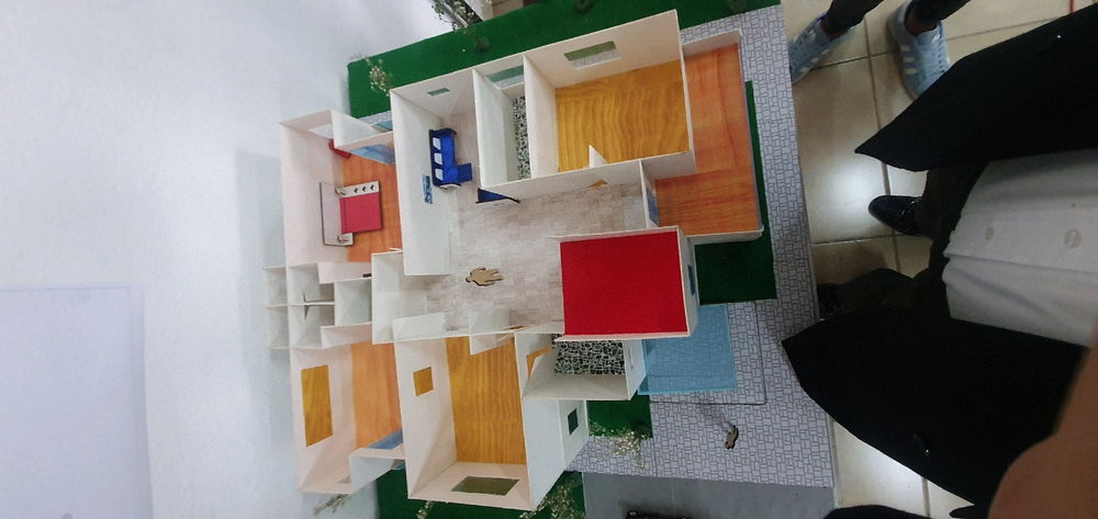 Maqueta de casa-habitacion