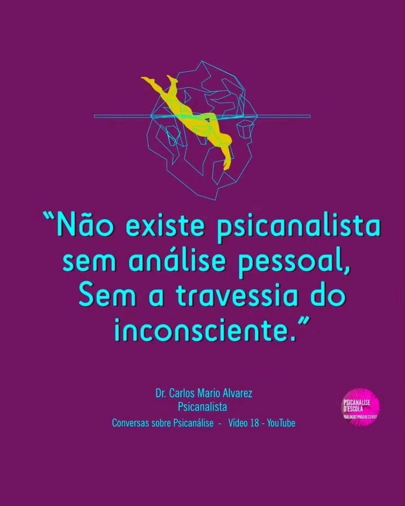 Fugimos do inconsciente porque as aguas são muito profundas..