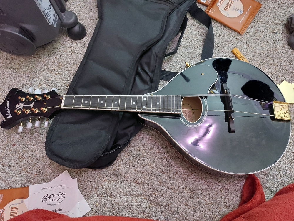 Changing the strings on my mandolin