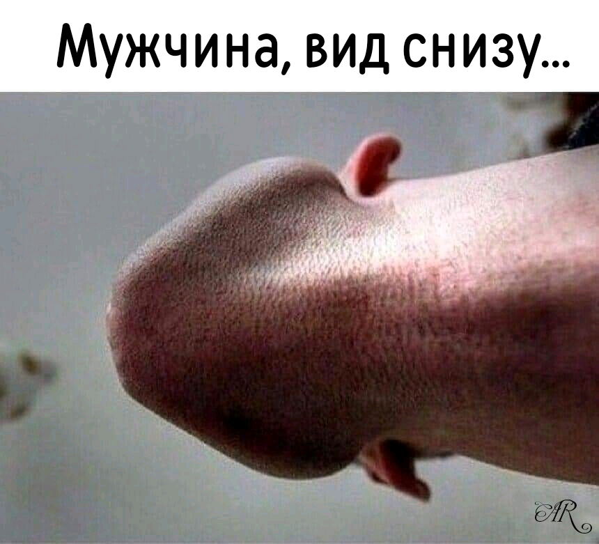 Мужчина вид снизу