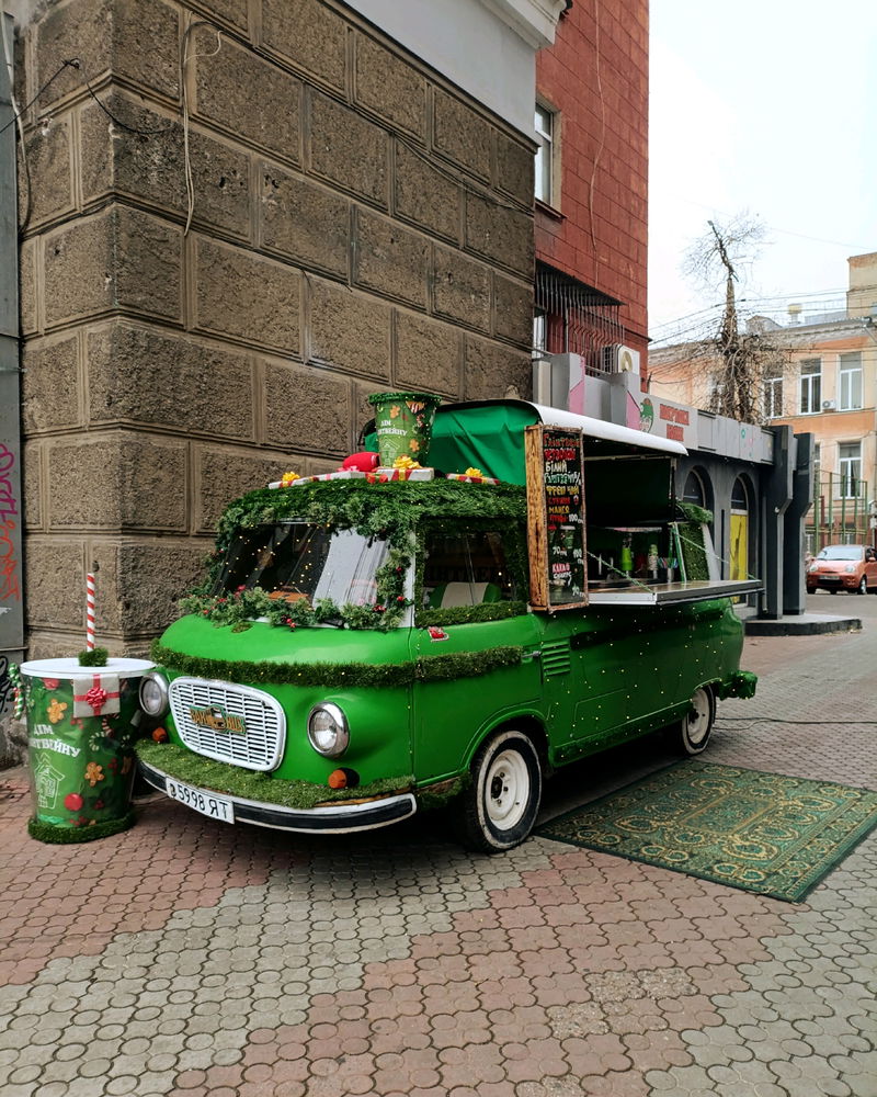 Залишки різдвяної атмосфери в Миколаєві 🎄