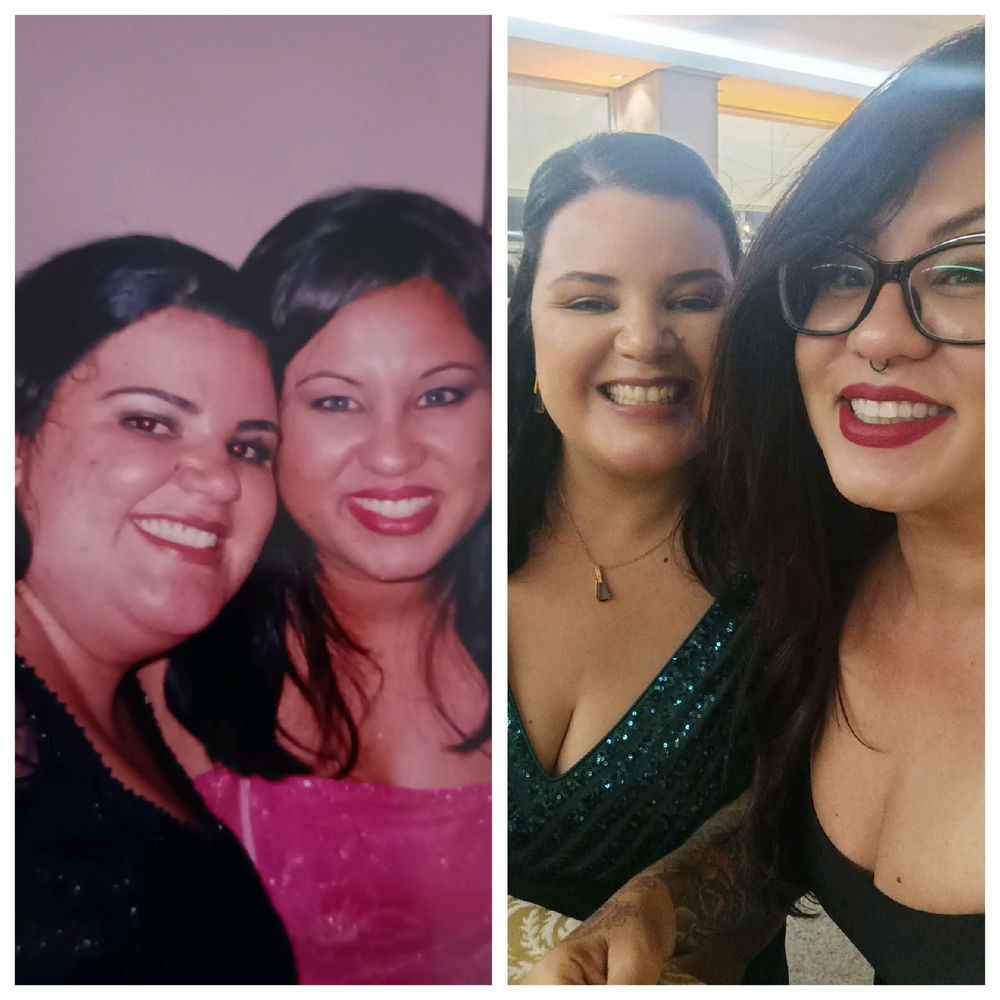 Uma foto separada por 23 anos
