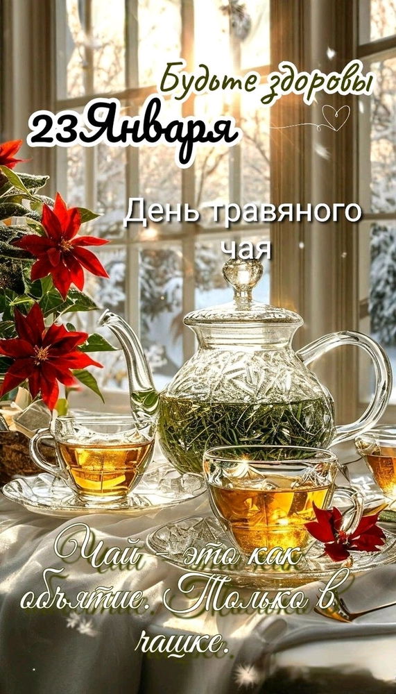 Сегодня праздник у тех, кто любит травяные чаи!