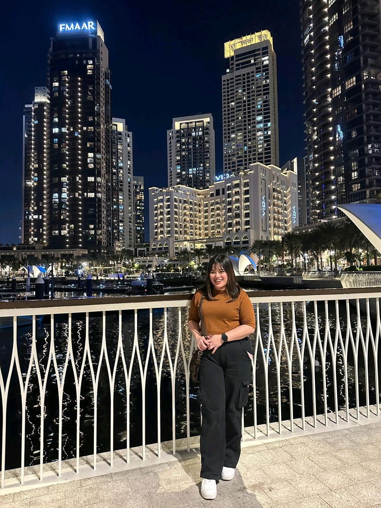 Nice weather for a walk at the Dubai Creek Harbour 🇦🇪