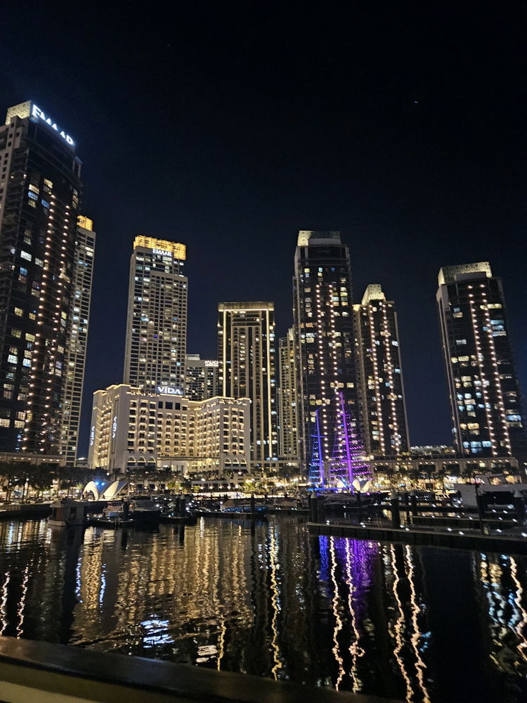 Nice weather for a walk at the Dubai Creek Harbour 🇦🇪