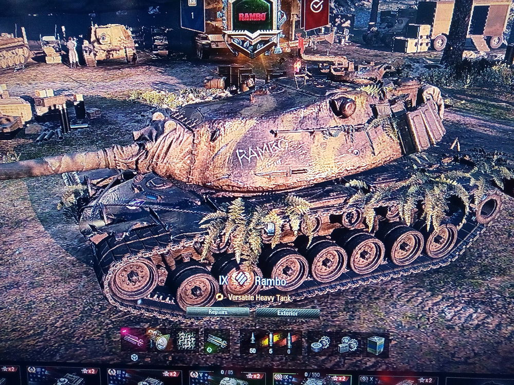 El primer tanque que compre en el juego