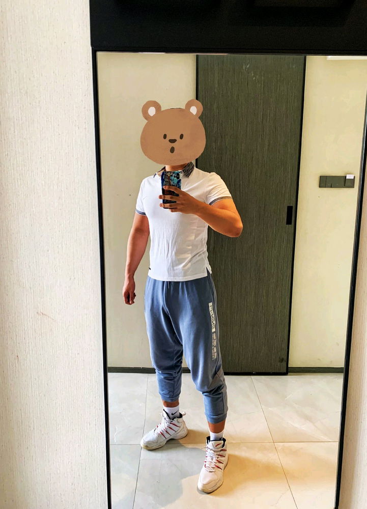 半袖T恤POLO衫。🎐人生简简单单就好🎐生命健健康康就好🎐生活快快乐乐就好#Polo衫 #健身 #薄肌 #寸头 #短发
