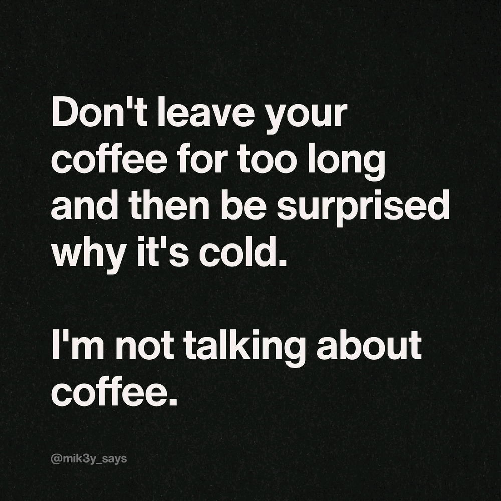 Kalter Kaffee...