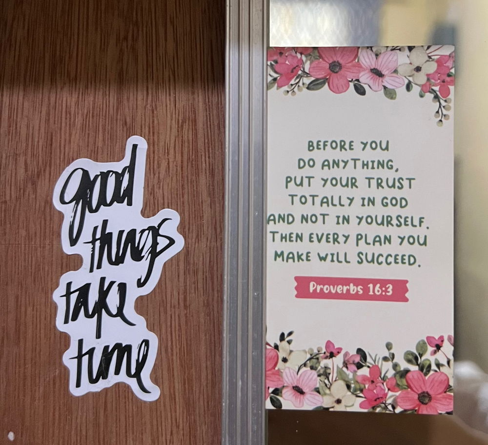 A daily reminder