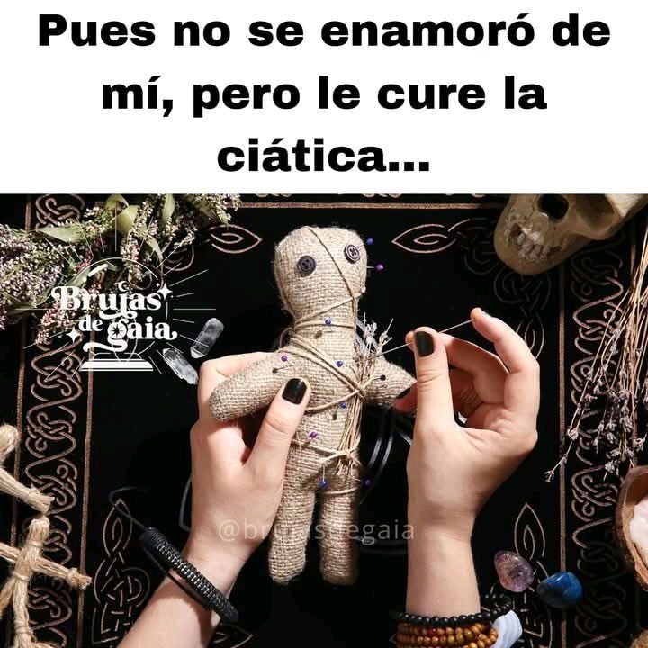 Yo si hiciera vudú 🥲
