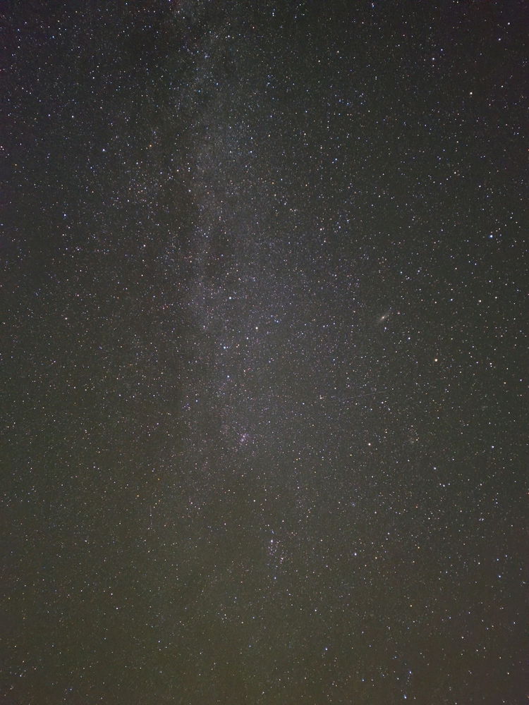 Increíble foto del cielo nocturno