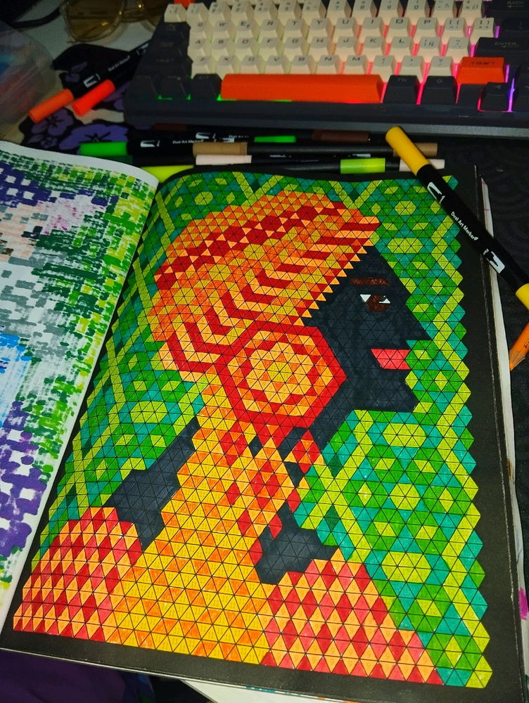 Pintando para desestresarme
