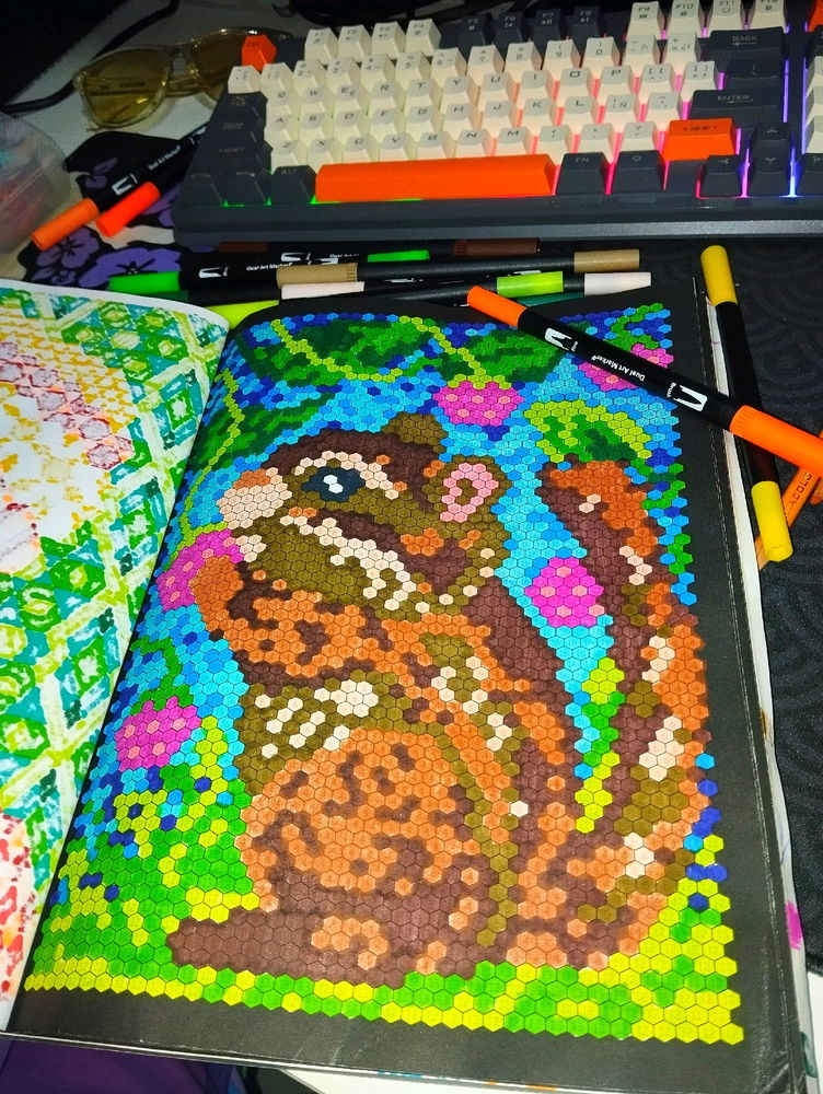Pintando para desestresarme