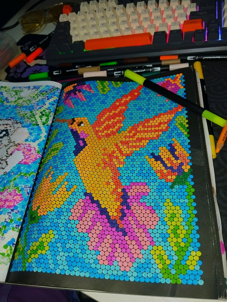 Pintando para desestresarme