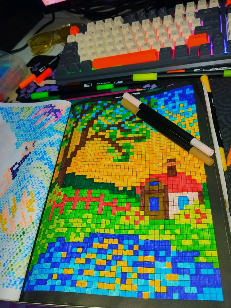 Pintando para desestresarme