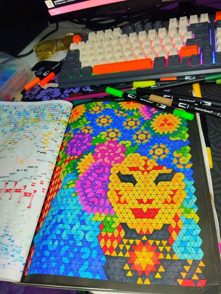 Pintando para desestresarme