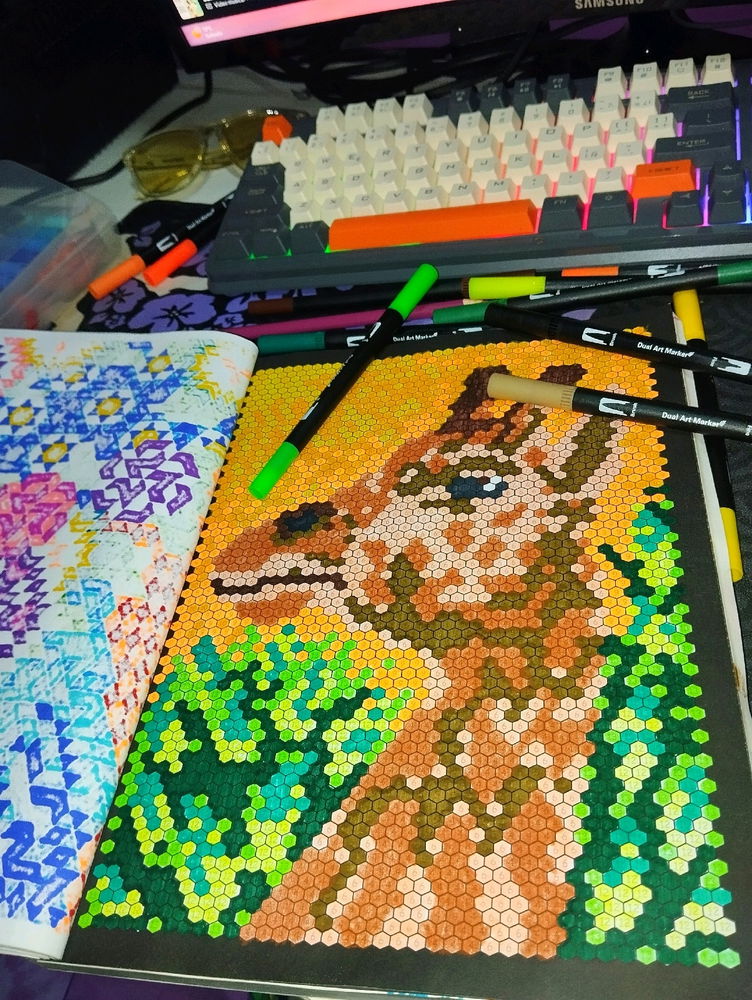 Pintando para desestresarme
