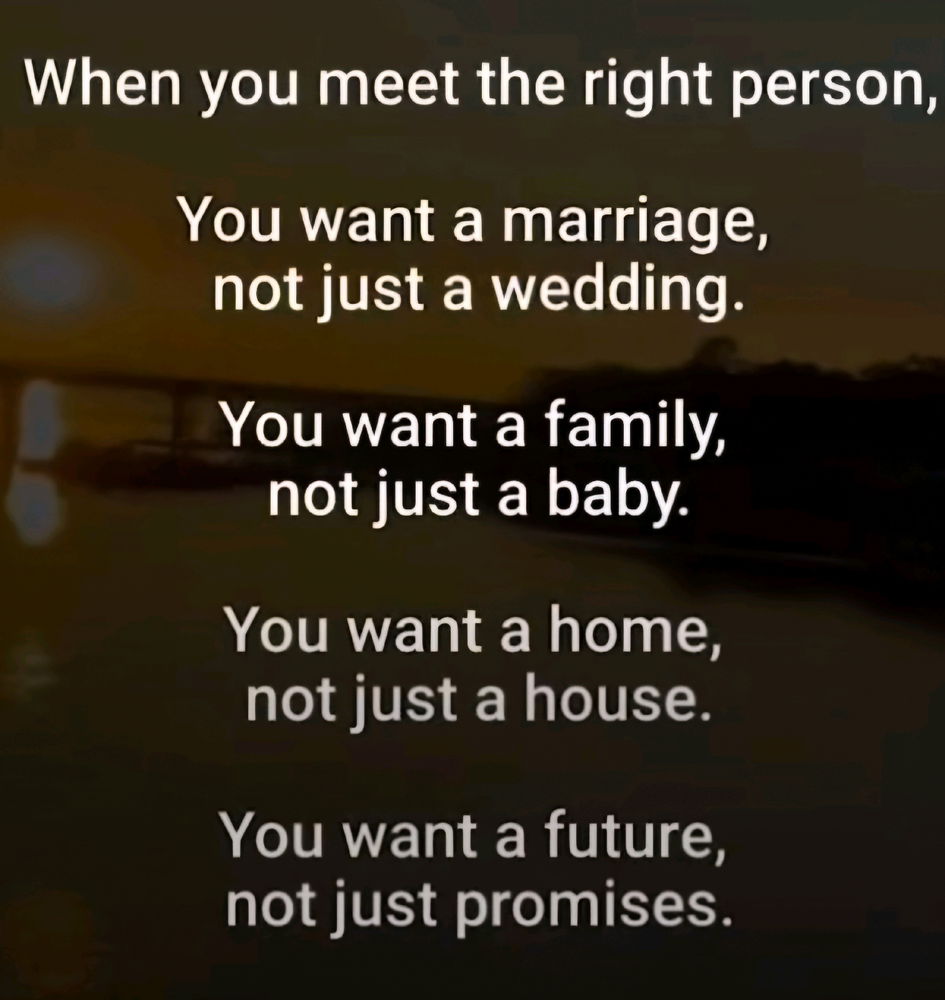 The right person