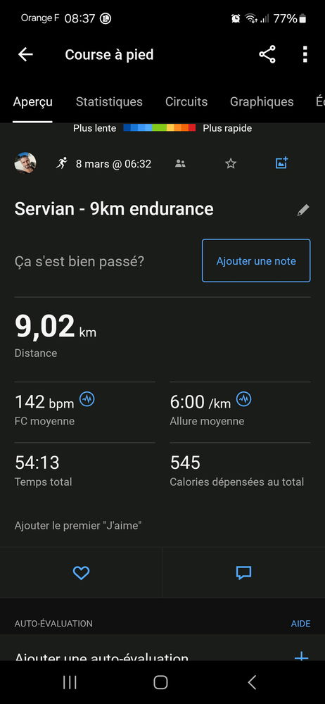 Petit run avant 5h de route😶‍🌫️