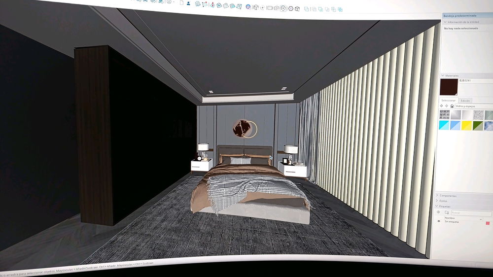Diseño de habitacion hotelera