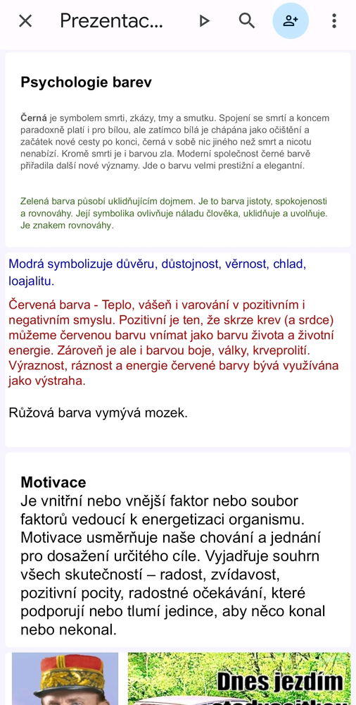 Moje prezentace do psychologie na libovolne tema
