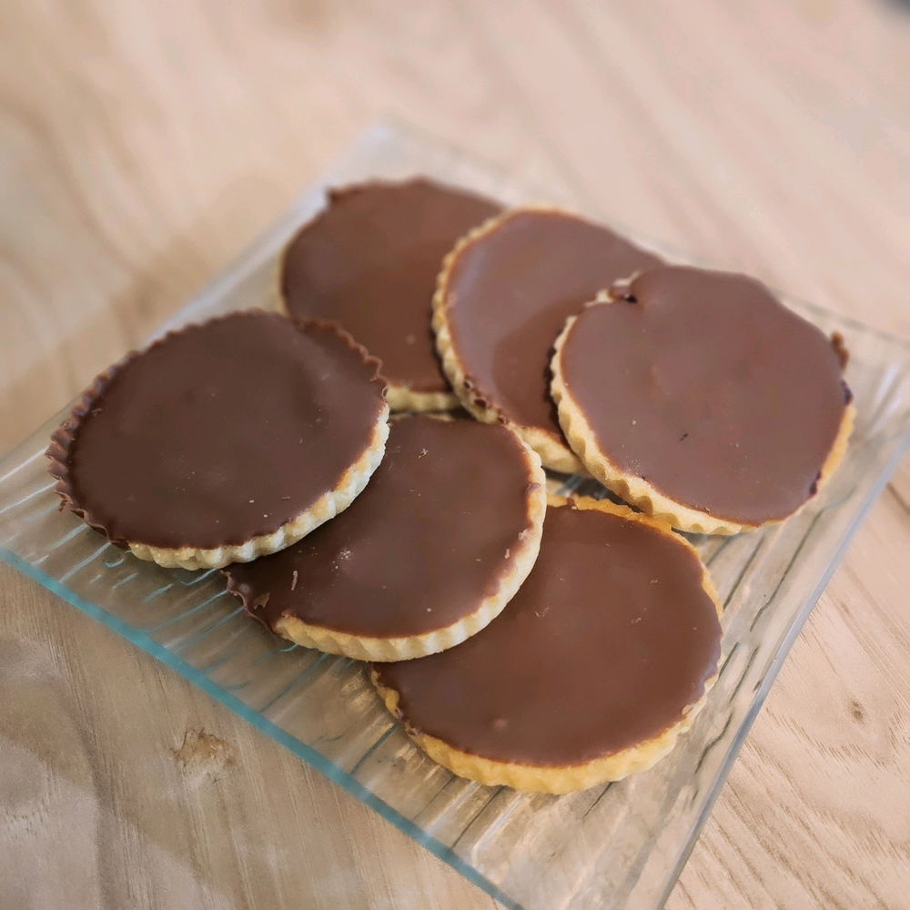 Sablés myrtille / chocolat 😍