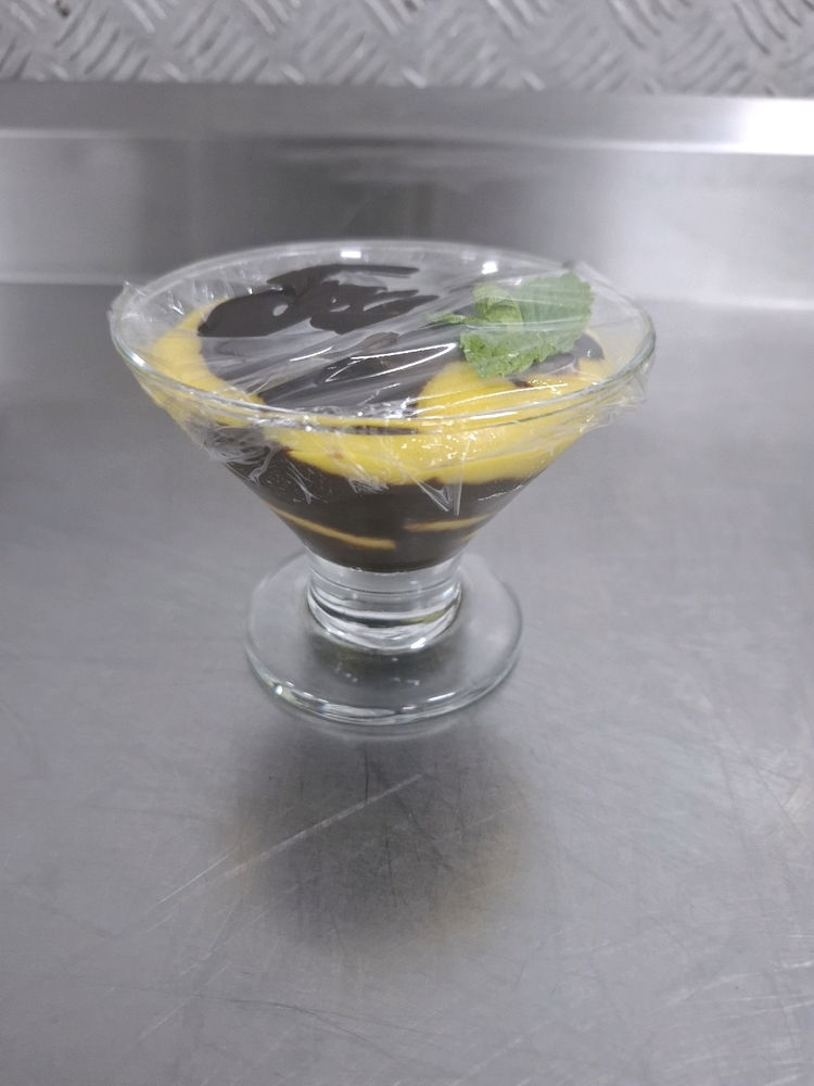 Mousse de maga - pra um cliente que não pode açúcar. 
1 em 450.
