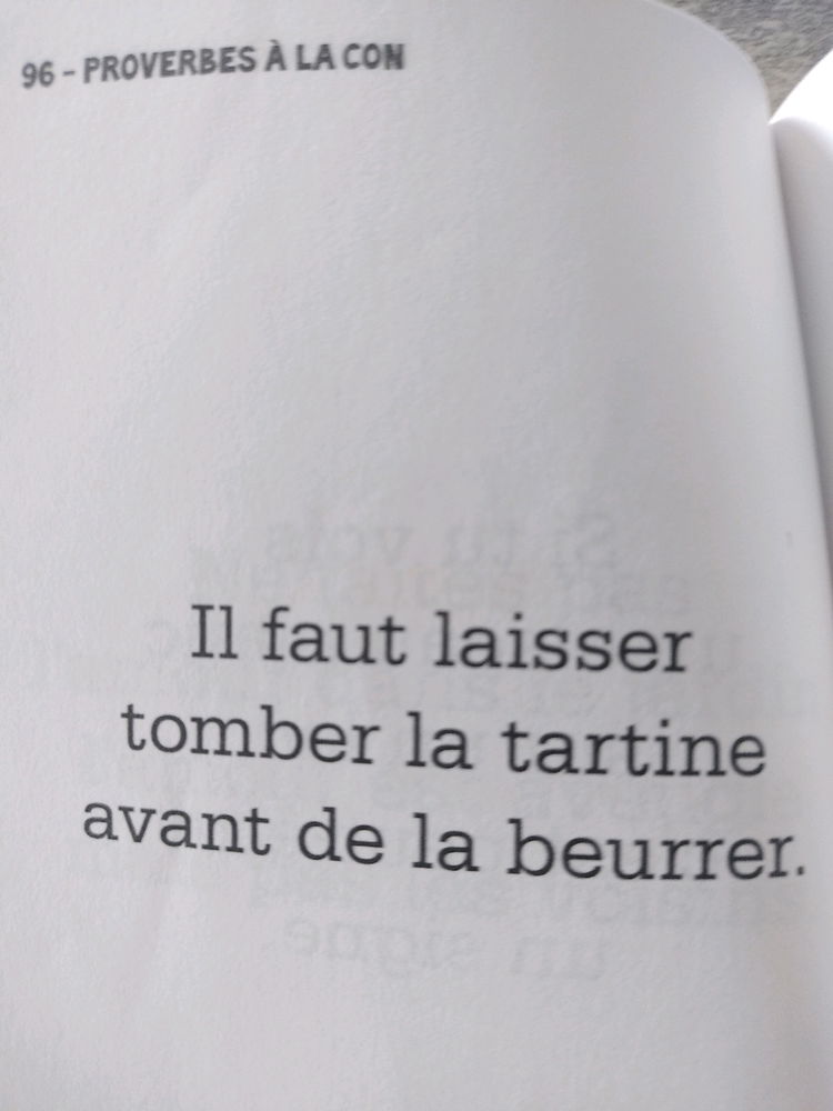 Proverbes à la c....noix