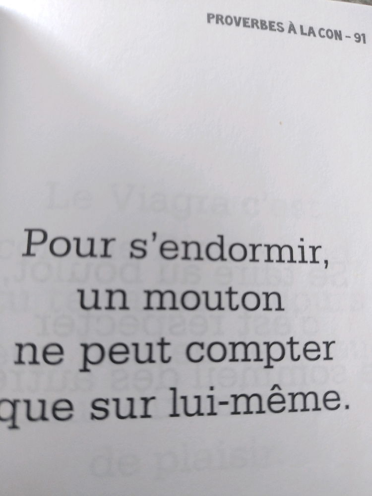 Proverbes à la c....noix
