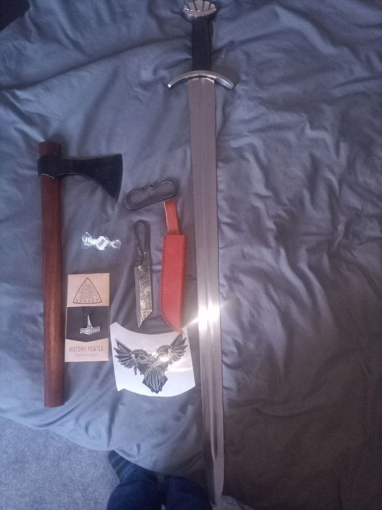 Sword and axe