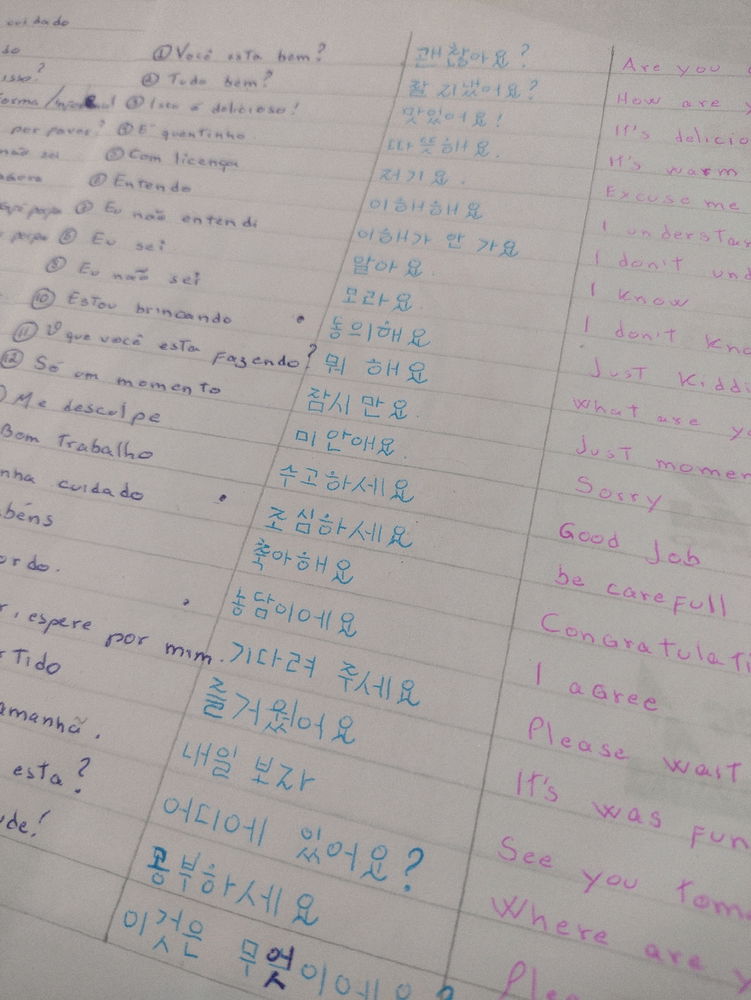 Ainda quero aprender a linguagem do P