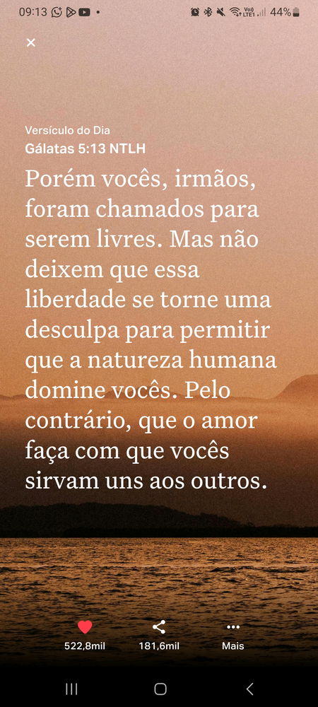 Versículo do dia
