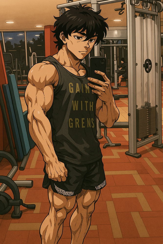 اكتب في شات gpt تيل الصوره انمي باكي هاناما وهاذه النتيجه