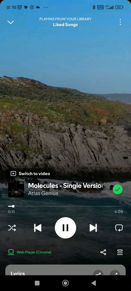 Current song 🎵