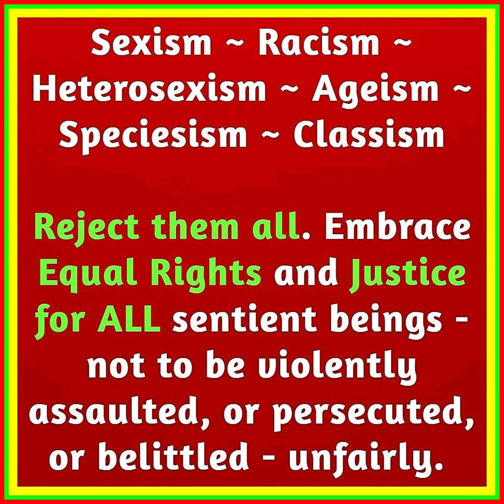 Oppose oppression!