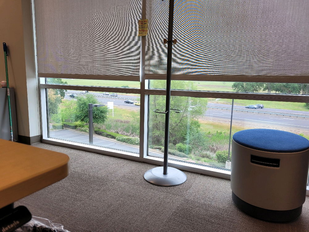 My new in office view/desk...