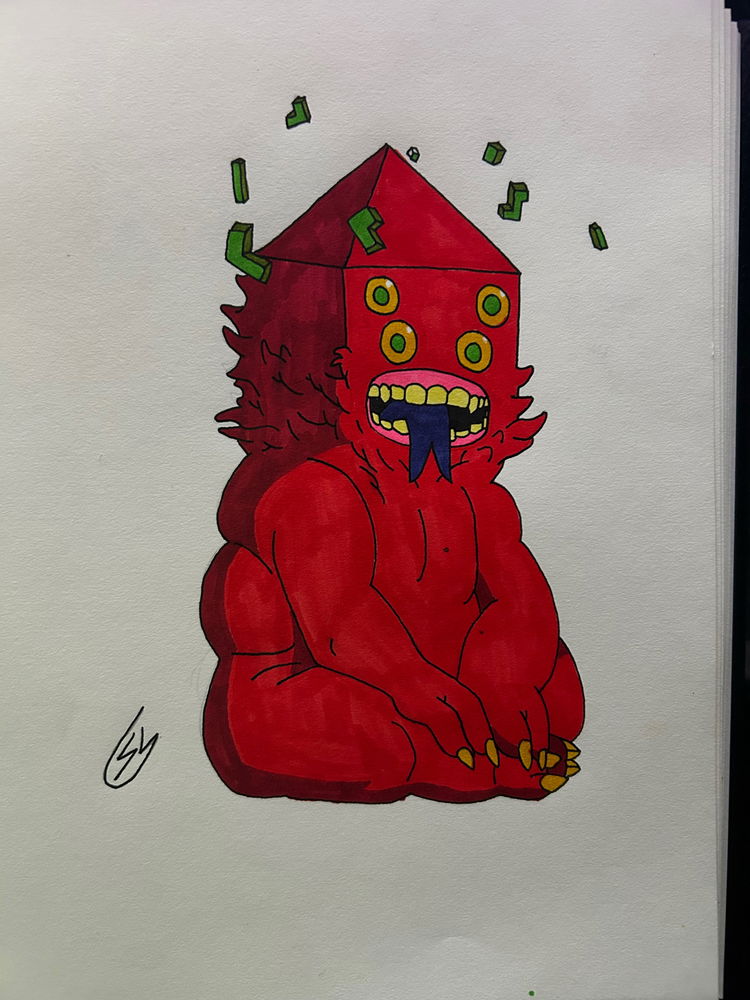 Golb Drawing Colored
