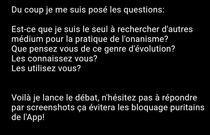 Hey petite discussion