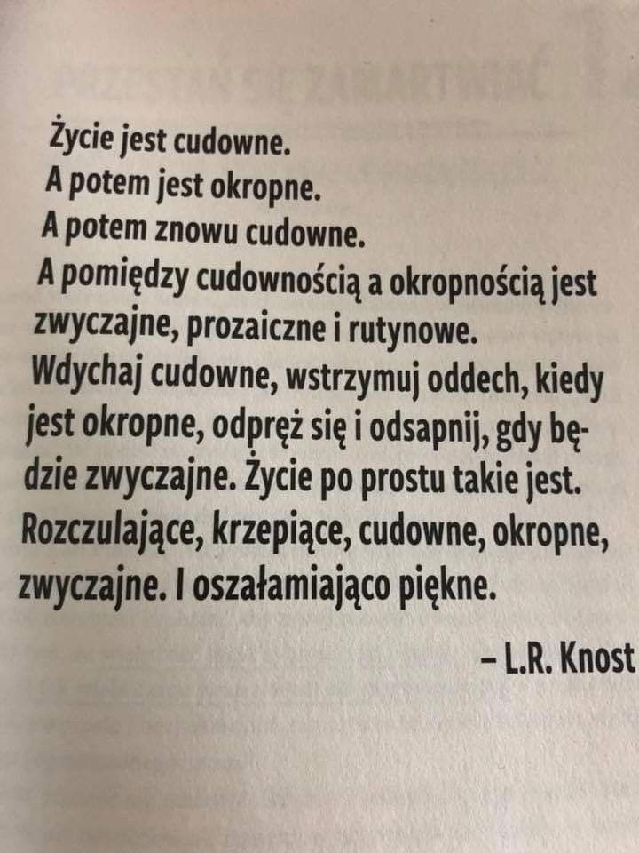 O życiu