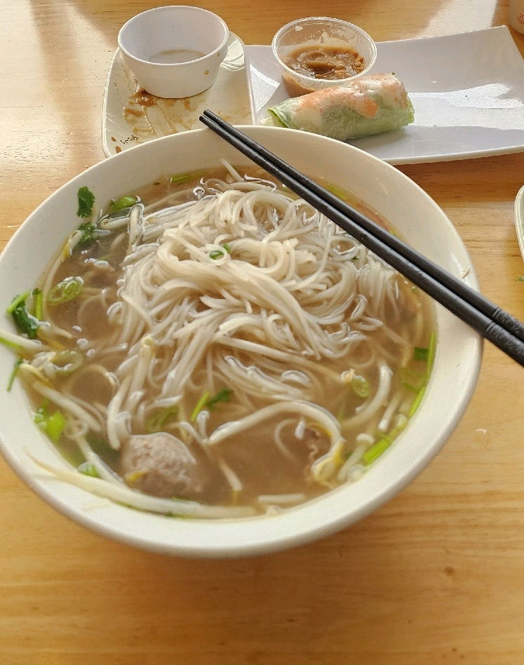 First lunch out in the city