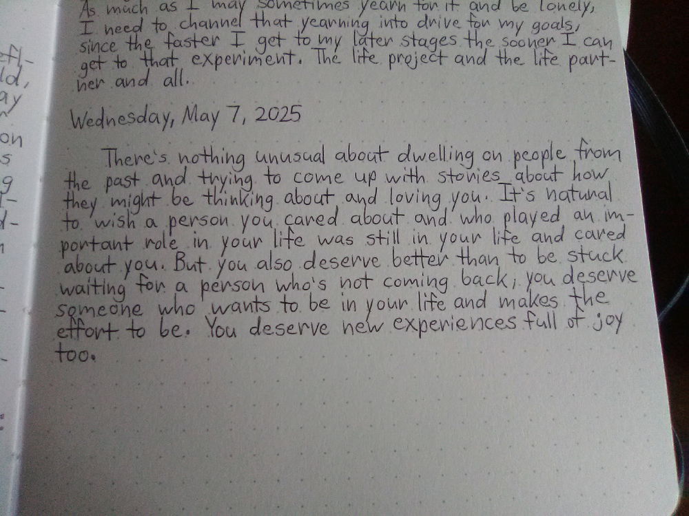 It seems simple, but this was a difficult entry to write out.