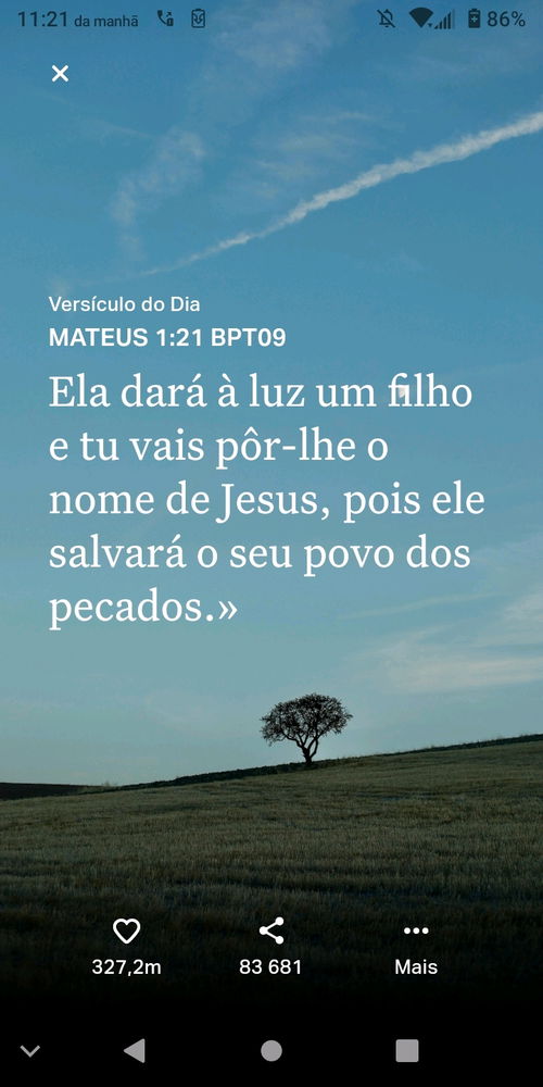 Versículo do dia