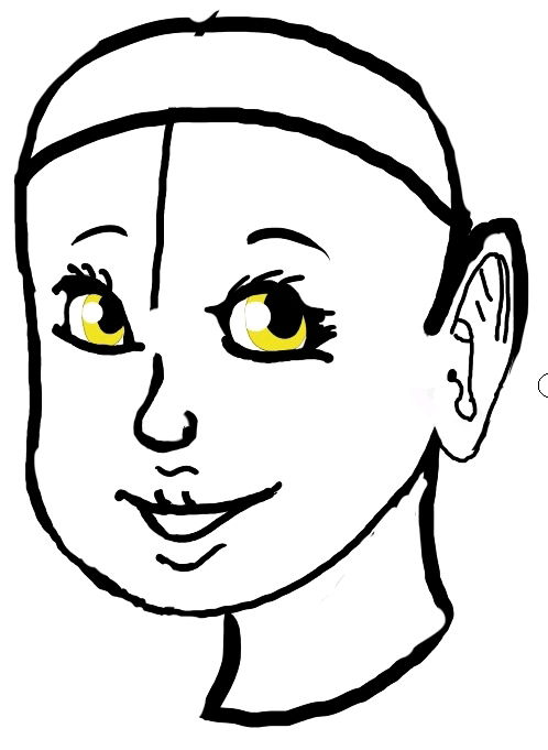 🎨 harjoittelin eilen kasvojen piirtämistä