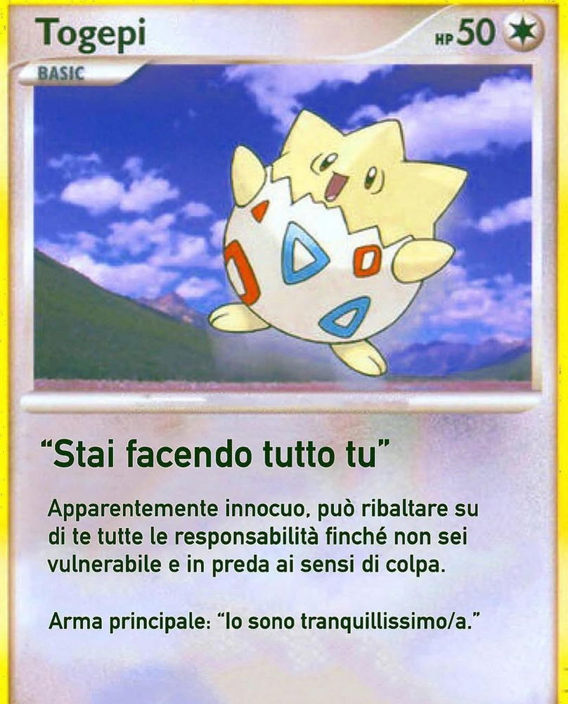 Pokemon, ma nella vita reale pt.3