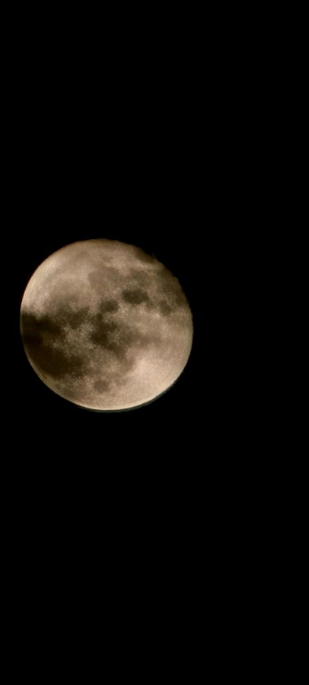 La luna de ayer vista desde Jalisco, México