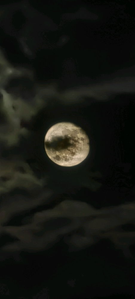 La luna de ayer vista desde Jalisco, México