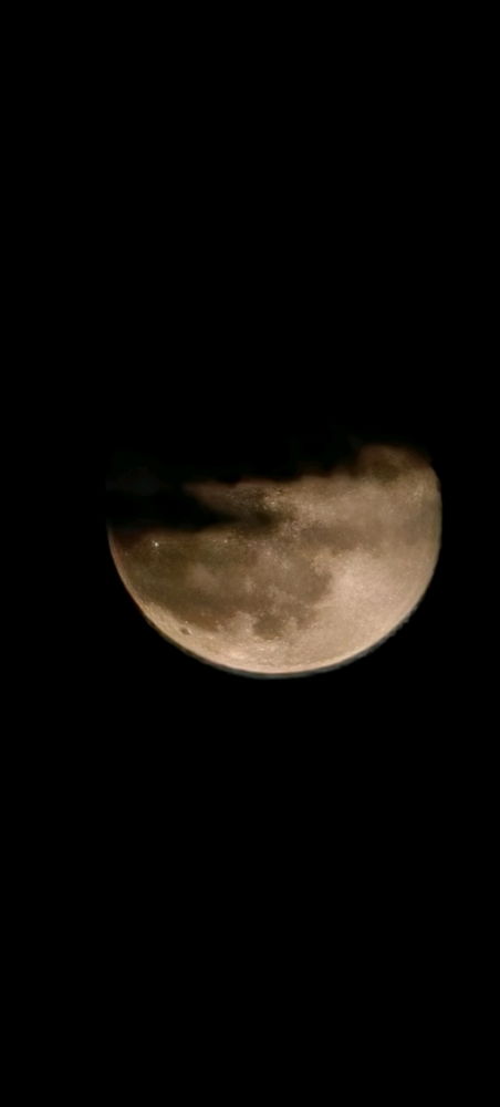 La luna de ayer vista desde Jalisco, México