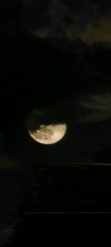 La luna de ayer vista desde Jalisco, México